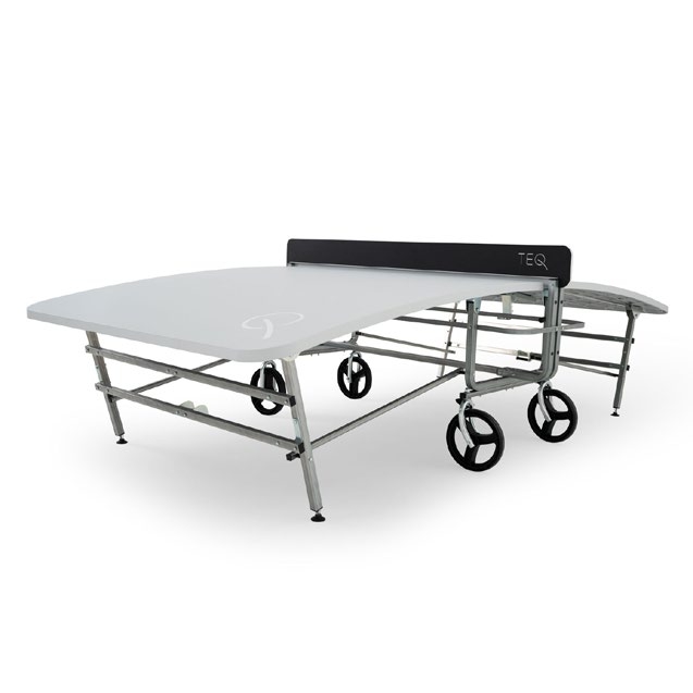 TEQBall tables for sale - portable, adjustable, with wheels.